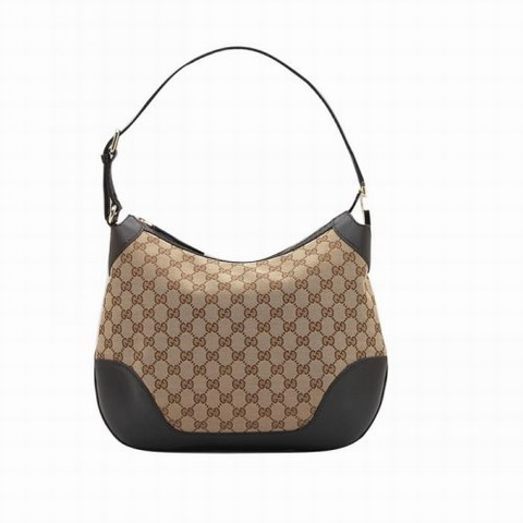 Gucci Charlotte Medium Hobo 211810 Beige / Marrone