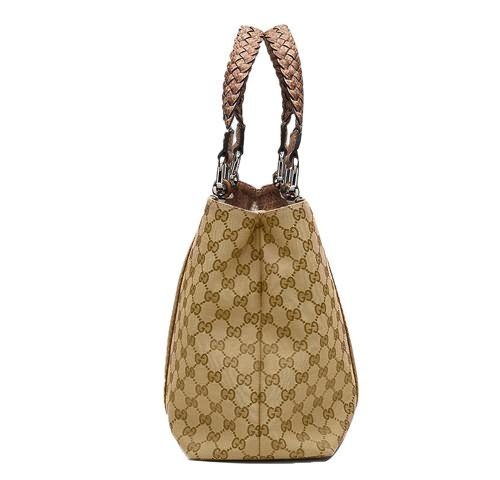 Gucci Bamboo Bar Borsa media 232947 Beige / Marrone Chiaro