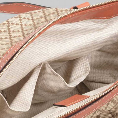 Gucci Sukey Media Top Handle Bag 247902 in Beige / Coral