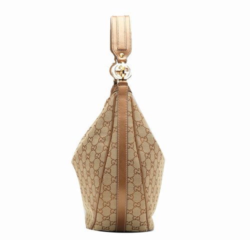 Gucci GG Twins Medium Hobo 232962 Beige / bronzo