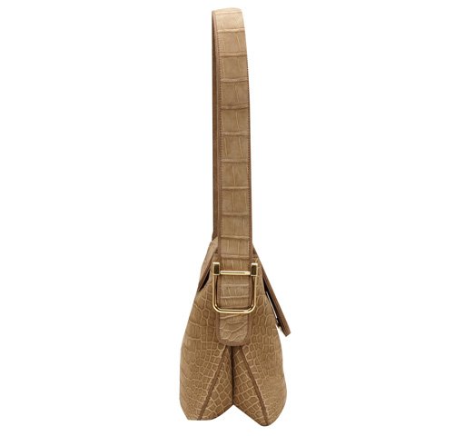 Gucci Outlet 1973 Medium Shoulder Bag 251809 Marrone Chiaro