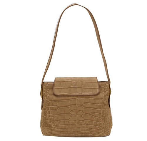 Gucci Outlet 1973 Medium Shoulder Bag 251809 Marrone Chiaro