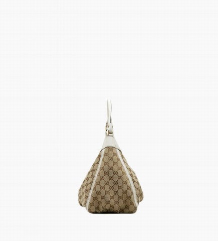 Gucci 'D Gold' Large Hobo 189833 Beige / Bianco Sporco