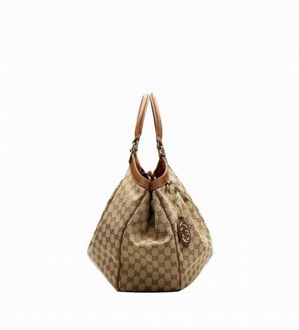 Gucci Sukey Large Tote 211943 Beige / Marrone chiaro