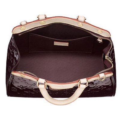 Louis Vuitton Pelle Monogram Vernis Brea PM Amaranto Borse M91622