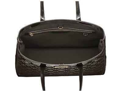 Louis Vuitton Pelle Monogram Vernis Wilshire MM Terre D'ombre Borse M91440
