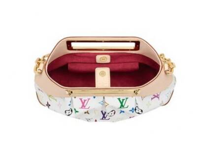 Louis Vuitton Tela Monogram Multicolore Judy PM Blanco Borse M40257