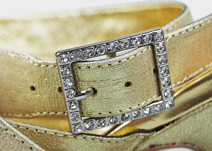 Manolo Blahnik multi-strap sandals golden
