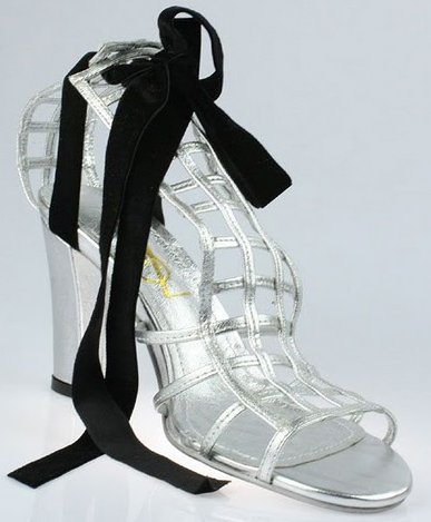 YSL Cage 110 Boot Anthracite sliver 