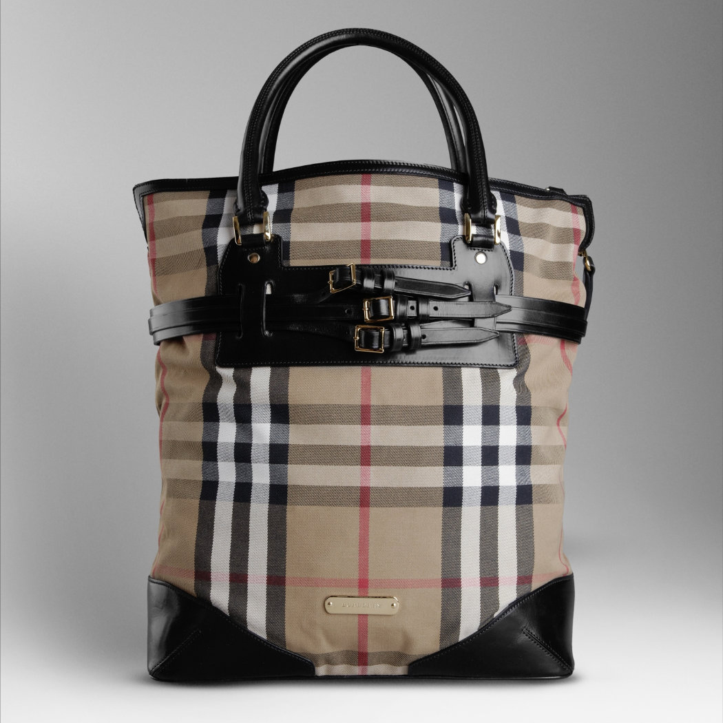 Burberry Grande Briglia casa Controllare Tote Borsa 37638421