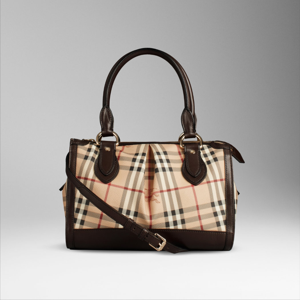 Burberry Piccolo Haymarket check Bowling Borsa 36402441