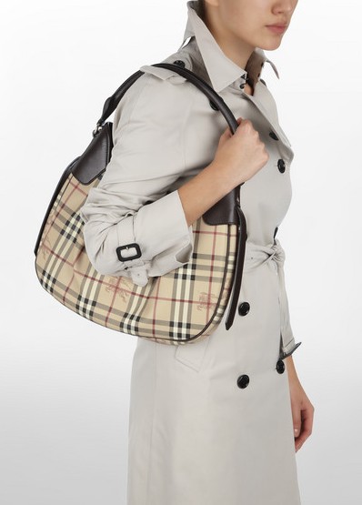 Burberry Piccolo Haymarket check Hobo Borsa 35310021