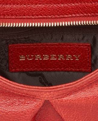 Burberry Piccolo PELLE A GRANA Hobo Borsa 37126631