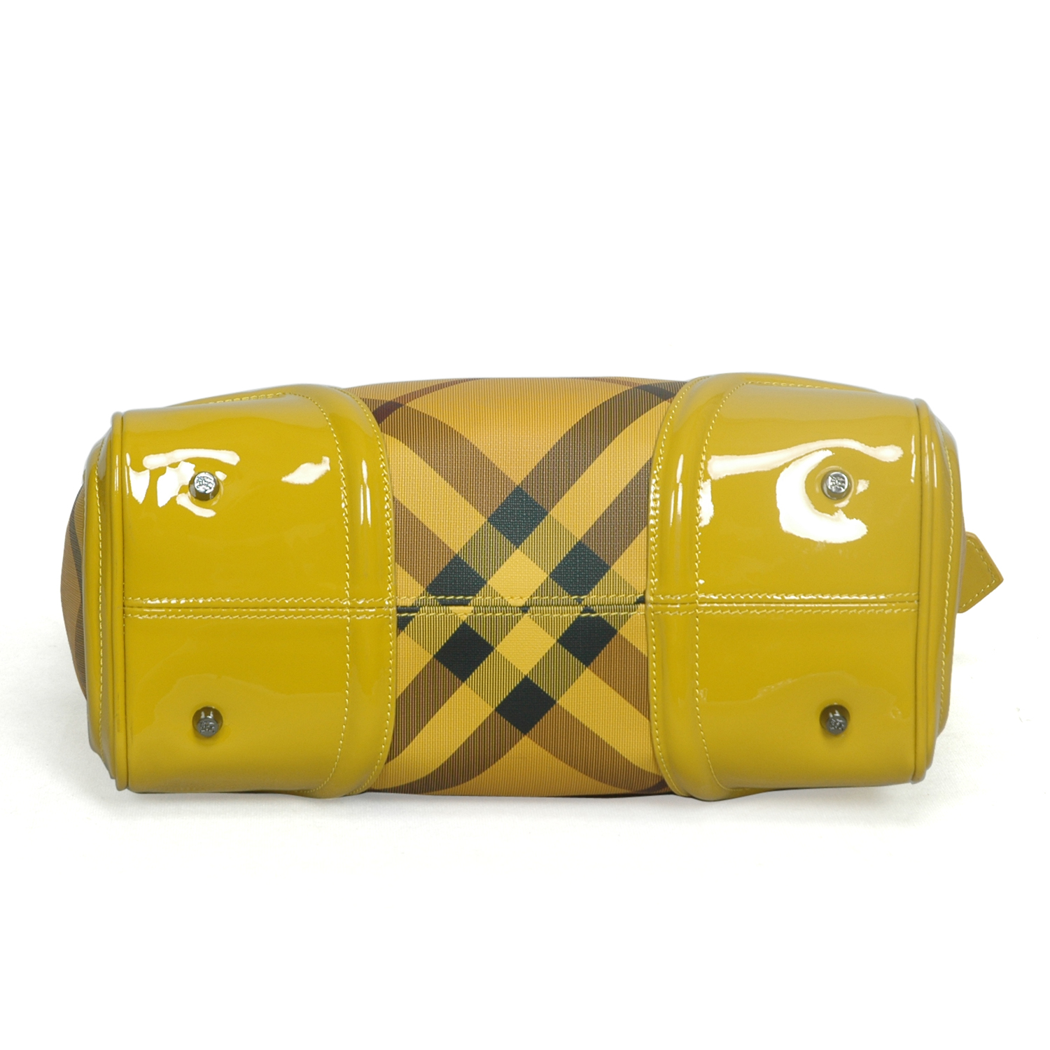 Burberry Canvas check finiture in pelle Tote Borsa 33379035