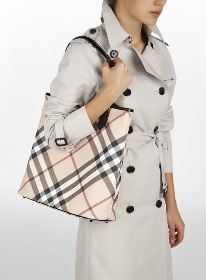 Burberry Nova Check Tote Borsa Ritratto 10000003670