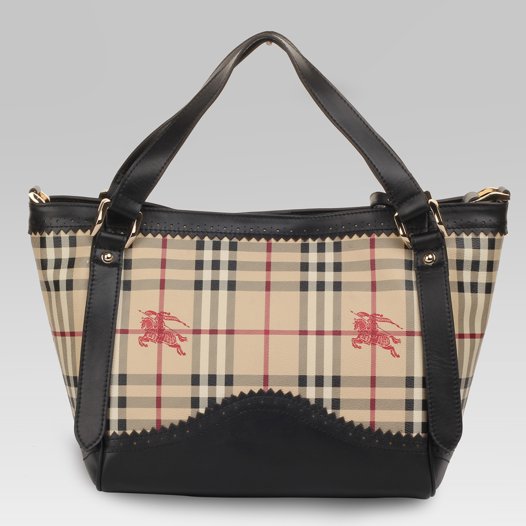 Burberry rivestito in cotone Canvas Tote Borsa 37992273