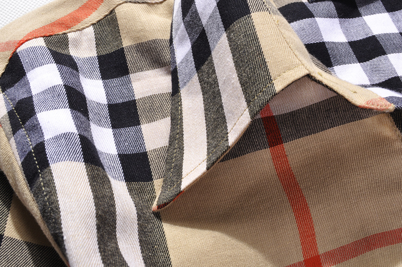 Classicoo delle donne di sconto Burberry Controllato Maglie a manica lunga A-005 della Marina e Red