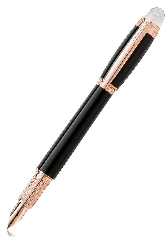 Penna stilografica in resina Montblanc Starwalker Oro Rosso