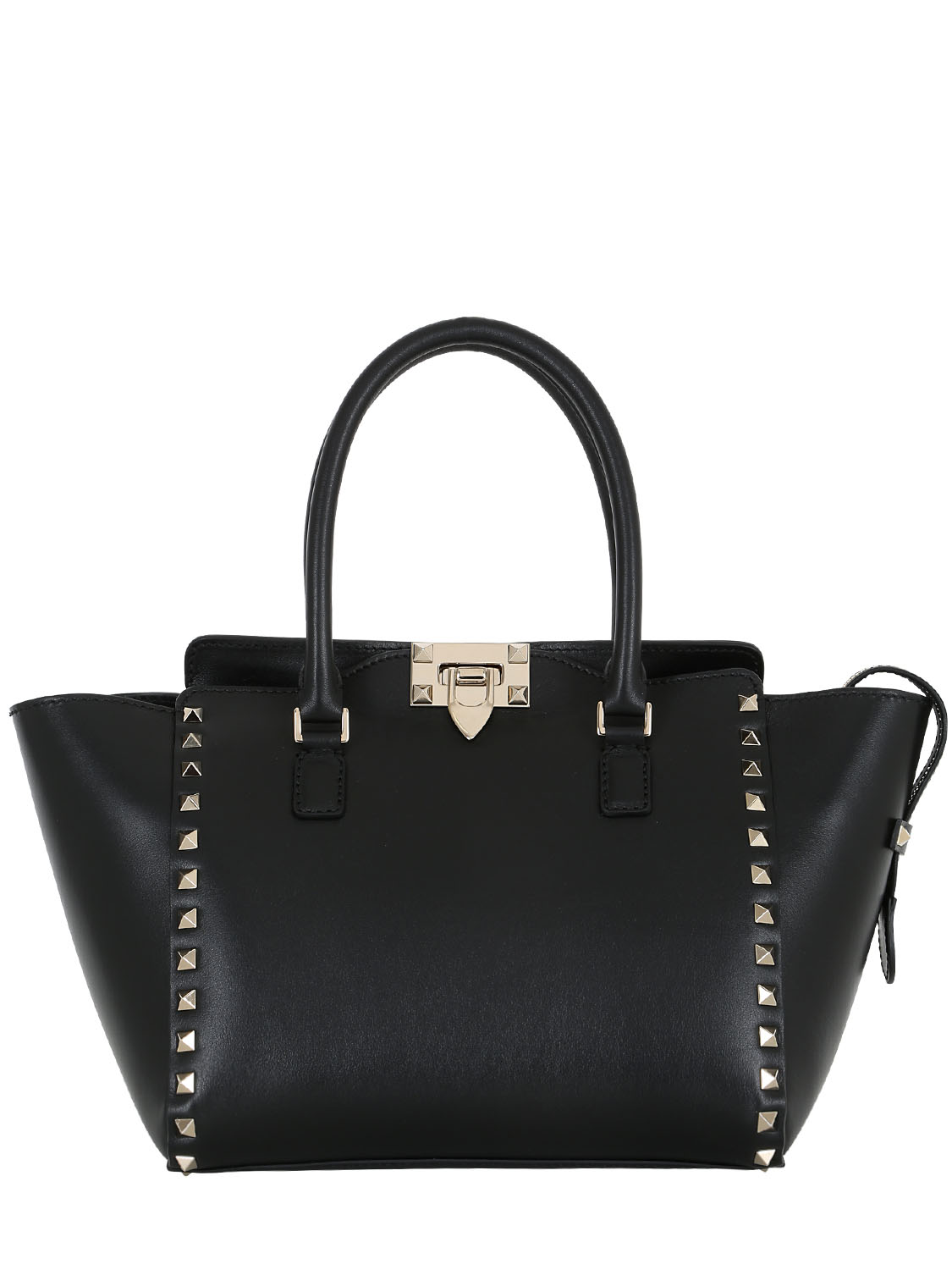 Valentino borsa piccola "rockstud" in pelle nero donna borse,valentino borse,valentino tubino rosso,sconti