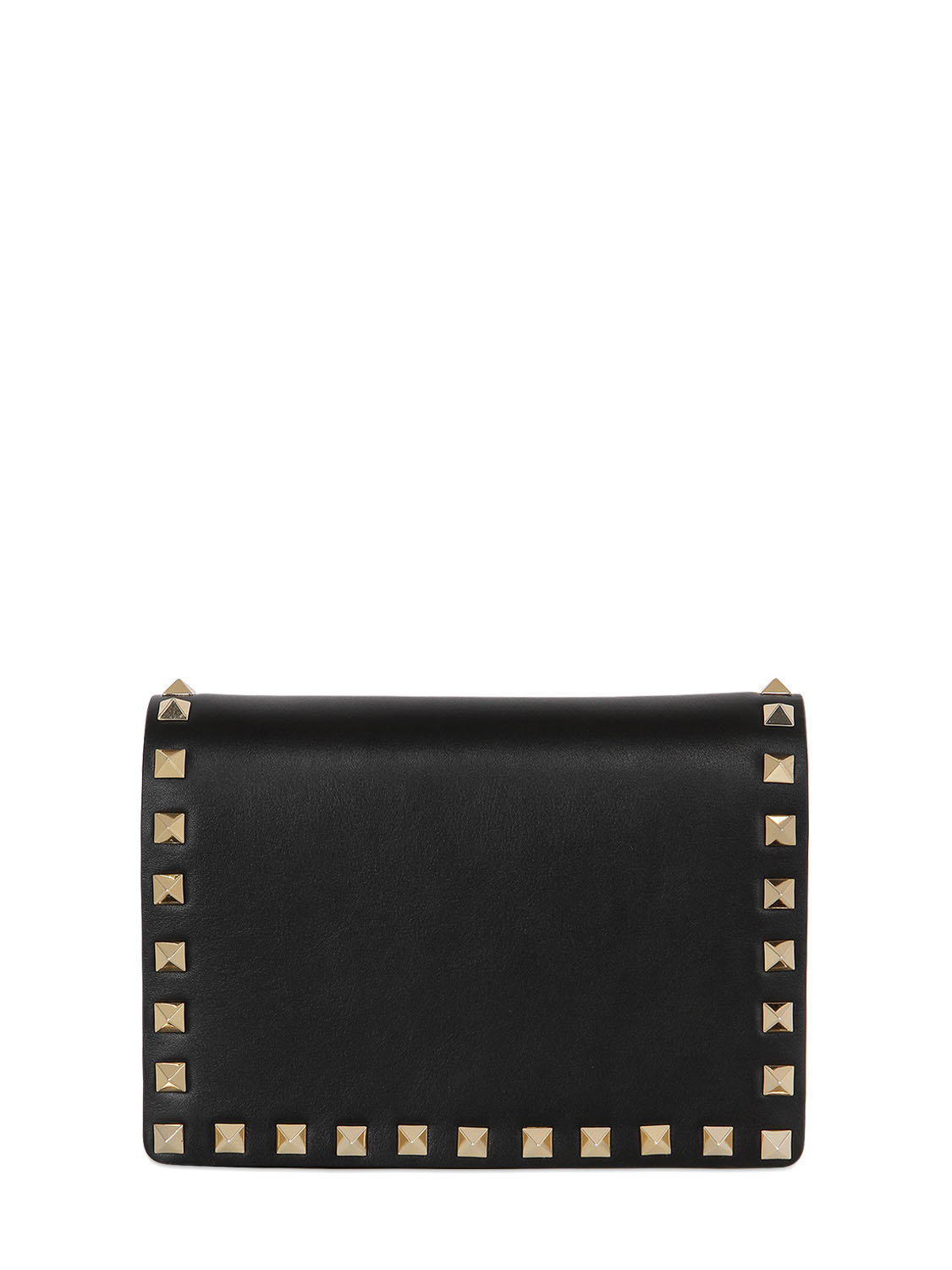 Valentino pochette "rockstud" in pelle nero donna borse,valentino abbigliamento sito ufficiale,valentino scarpe prezzi,shop on line