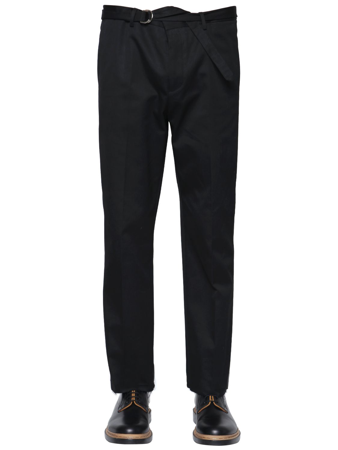 Valentino pantaloni in gabardina di cotone 18cm nero uomo abbigliamento,valentino scarpe saldi,valentino sandali saldi,Comprare