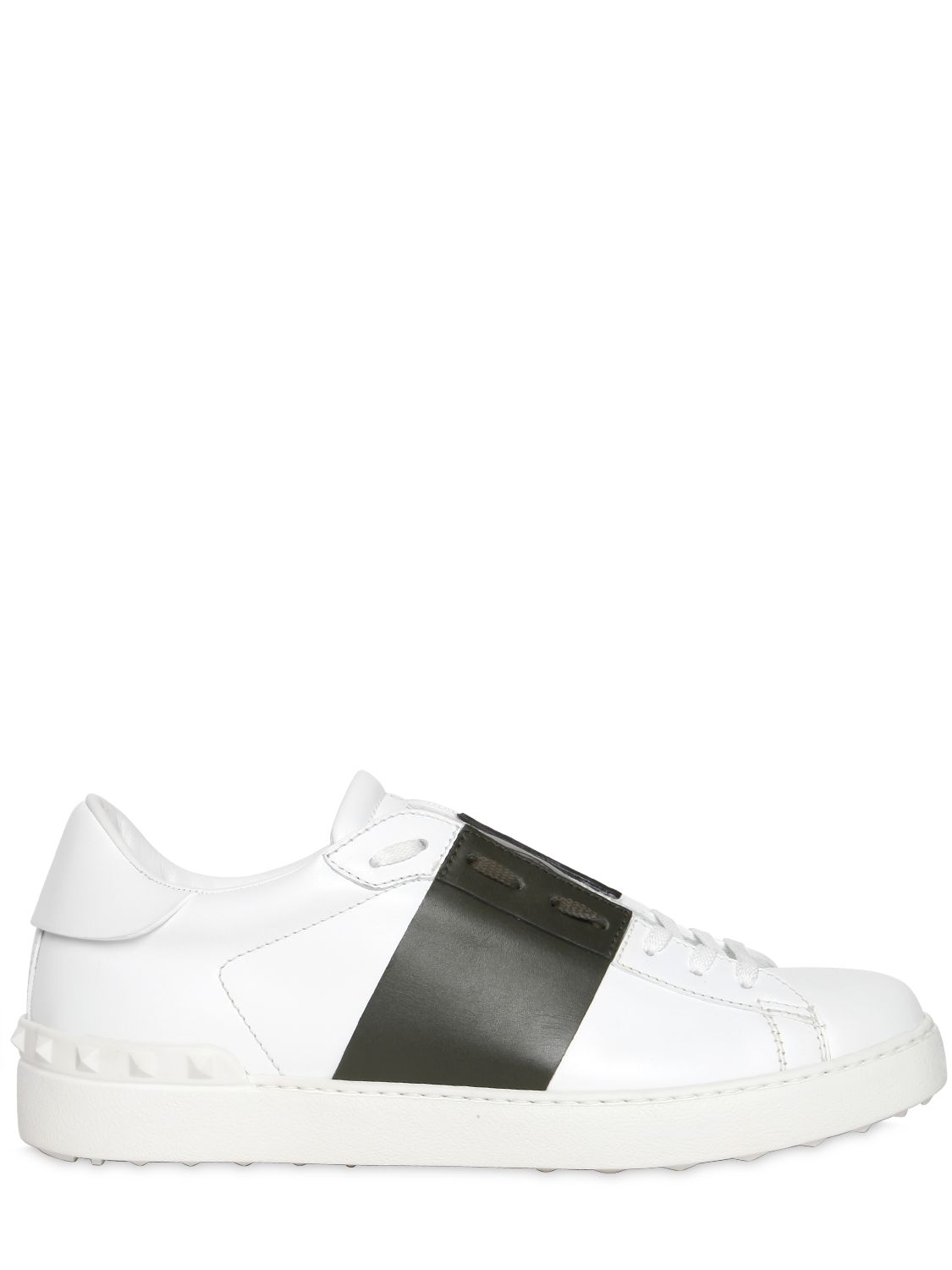 Valentino sneakers "open" in pelle bianco/verde uomo scarpe,valentino abiti da cerimonia 2017,valentino borse saldi,rivenditori autorizzati