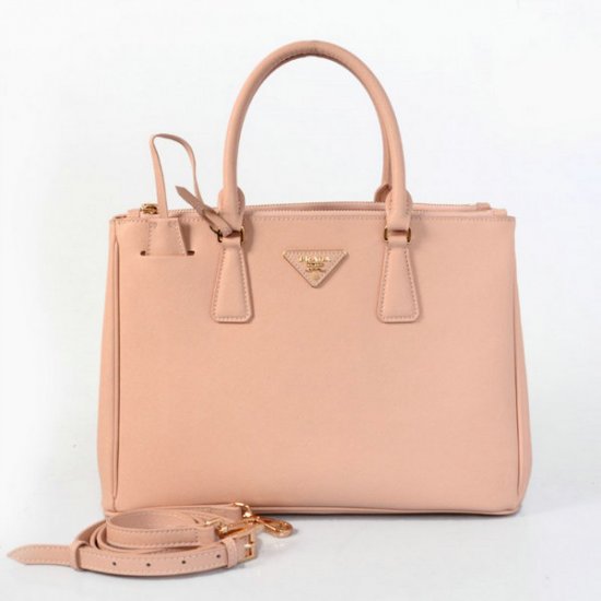 Prada 2012 Saffiano Lux Tote BN2274 in Cameo