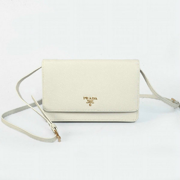 2013 Prada Porta documenti 1M1332 in bianco Saffiano Leather