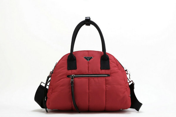 2013 Ultima Prada Bomber Tote Tessuto bn0881 in Red