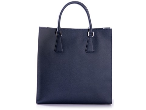 2013 Uomo Prada Saffiano Viaggi Tote VA1016 in Blue