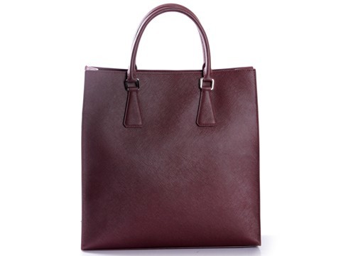 2013 Uomo Prada Saffiano Viaggi Tote VA1016 in Borgogna