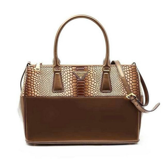 Borsa Prada 2014 Snake Patent Leather BN2274 in bronzo