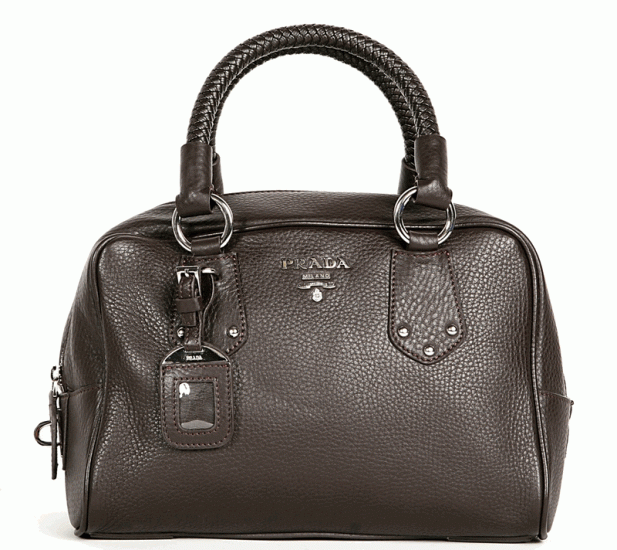 Prada in pelle Boston Borse BL0310 in Rosolare