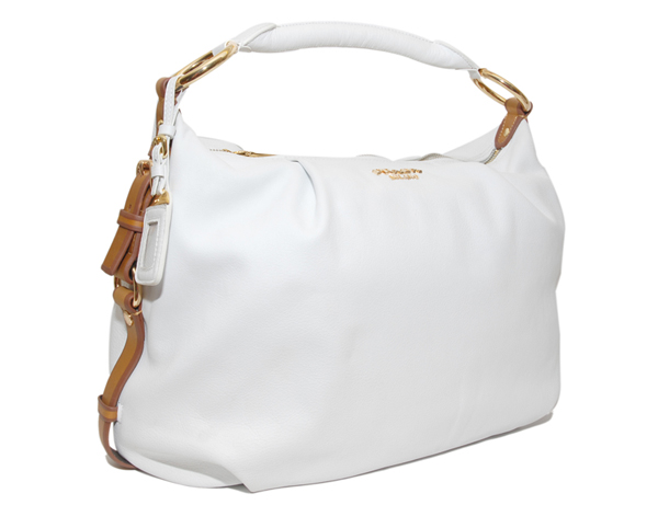 Prada Vitello Daino Borse a tracolla in pelle BR4224 in Bianco