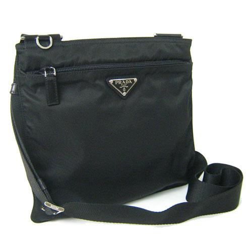 Borse Prada Messaggi BT0420 in Nero Vela Nylon