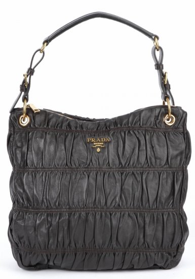 Prada Gaufre Leather Hobo BR4729 E Rosolare