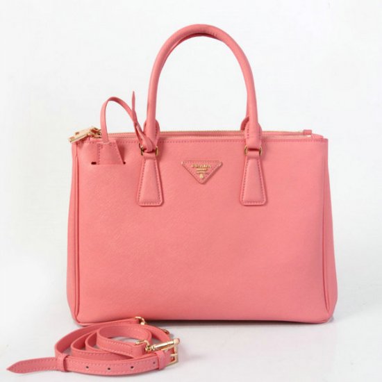 2012 Prada Saffiano Lux Tote BN2274 in Cerise Rosa