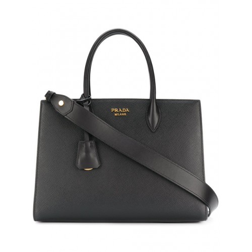 Prada Borsa Bibliotheque Donna Nero Collezione 2017