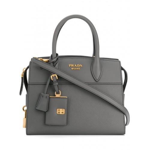 Prada Borsa classica Donna Grigio 2017