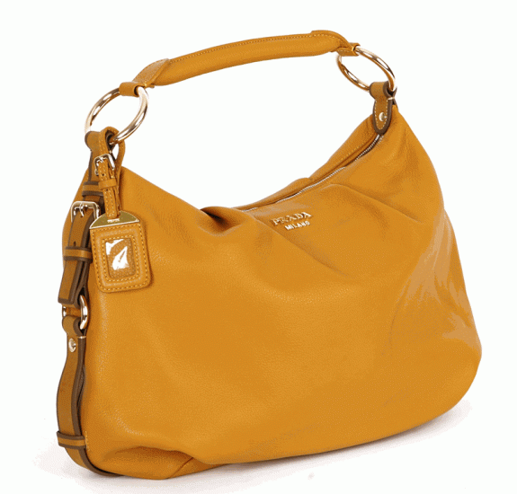 Borse Prada Vitello Daino pelle BR4224 in Cammello