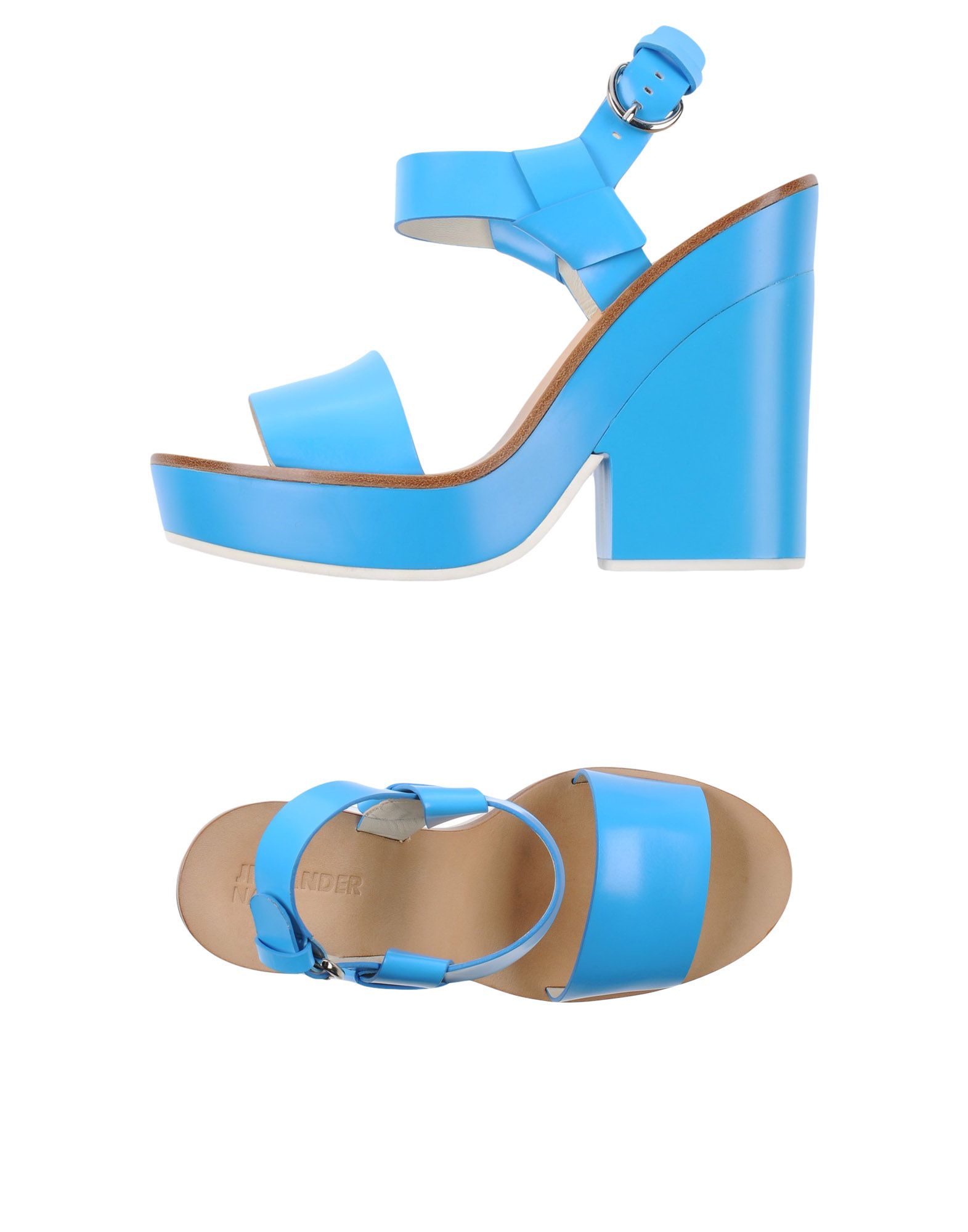 JIL SANDER NAVY Sandali Azzurro Donna Scarpe