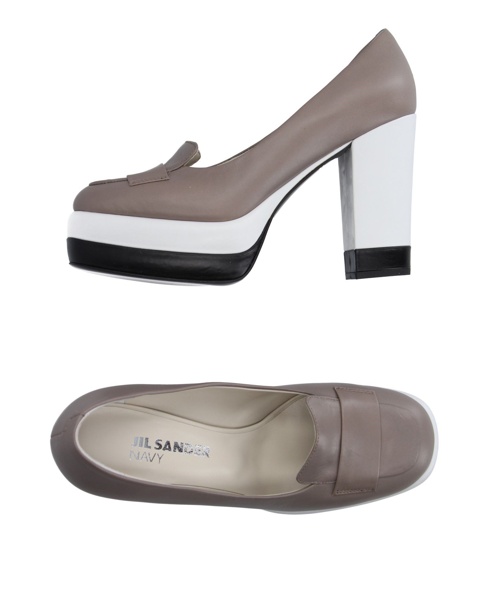 JIL SANDER NAVY Mocassino Tortora Donna Scarpe