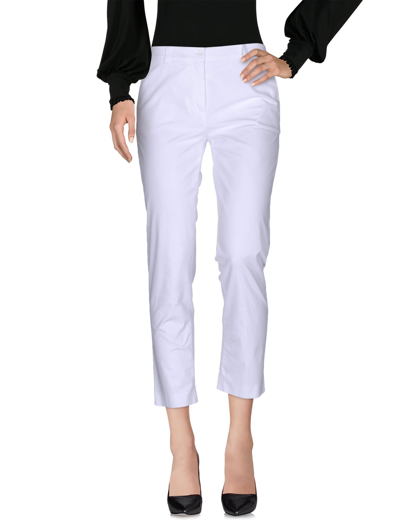 JIL SANDER NAVY Pantalone Bianco Donna Pantaloni