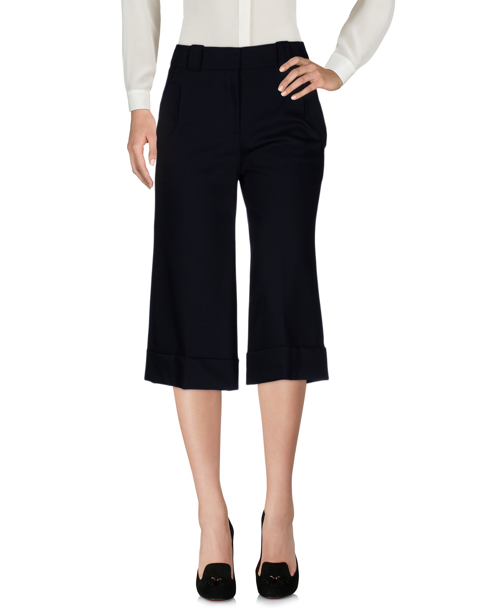 JIL SANDER NAVY Pantalone capri Blu scuro Donna Pantaloni