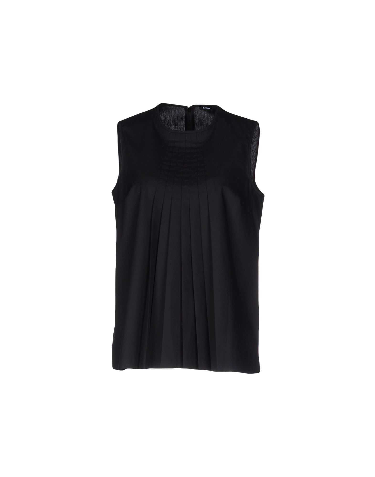 JIL SANDER NAVY Top Nero Donna T-Shirt e