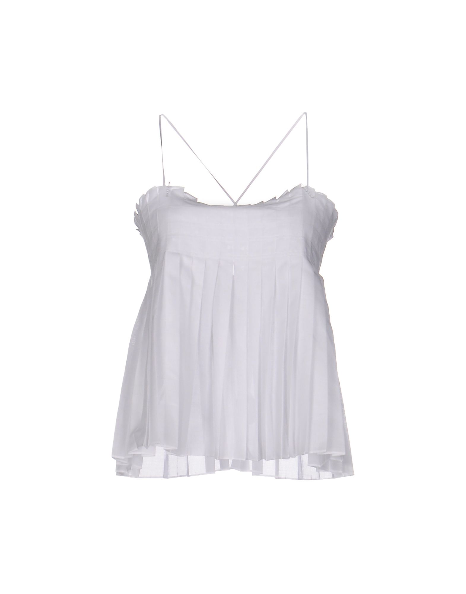 JIL SANDER NAVY Top Bianco Donna T-Shirt e