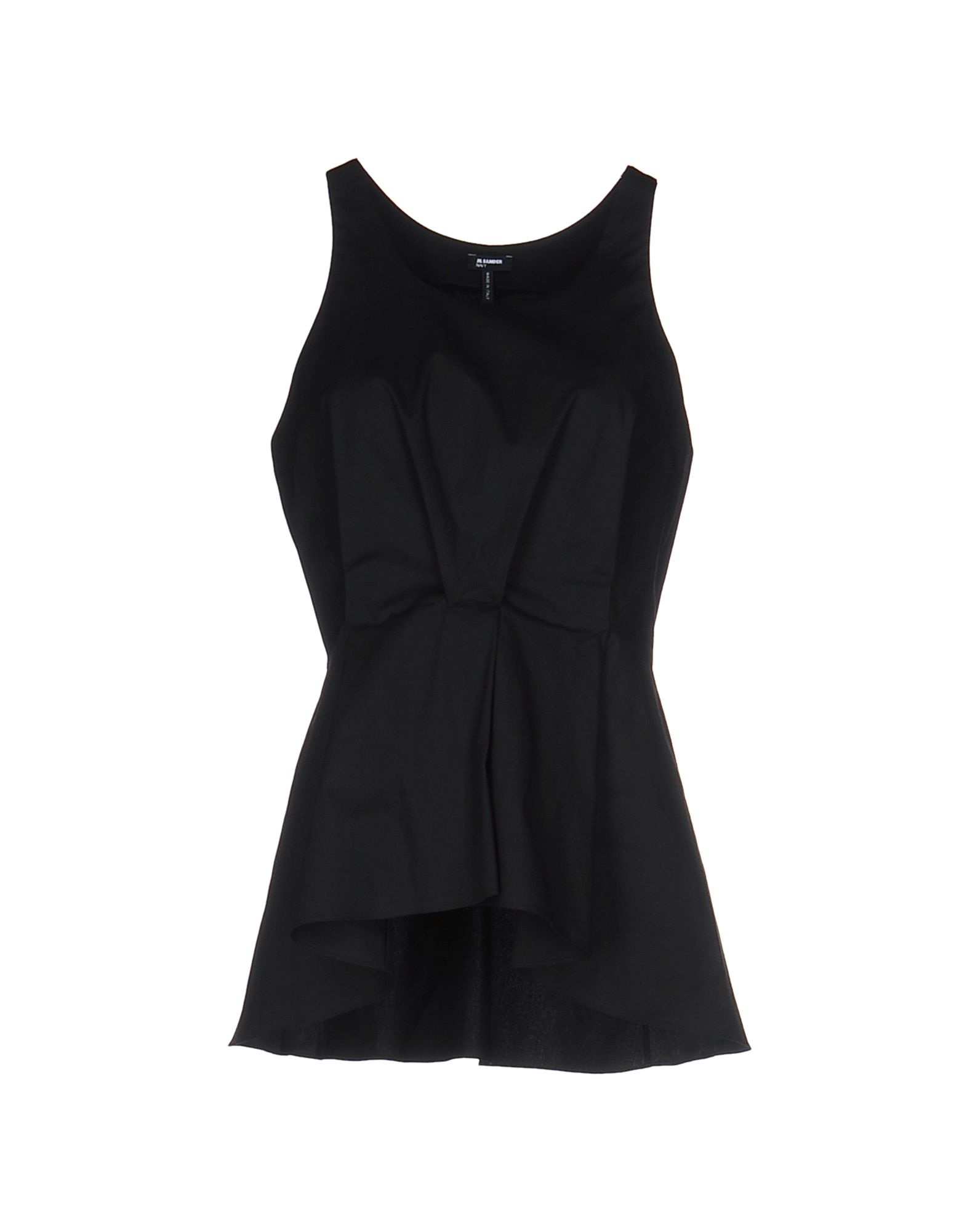 JIL SANDER NAVY Top Nero Donna T-Shirt e