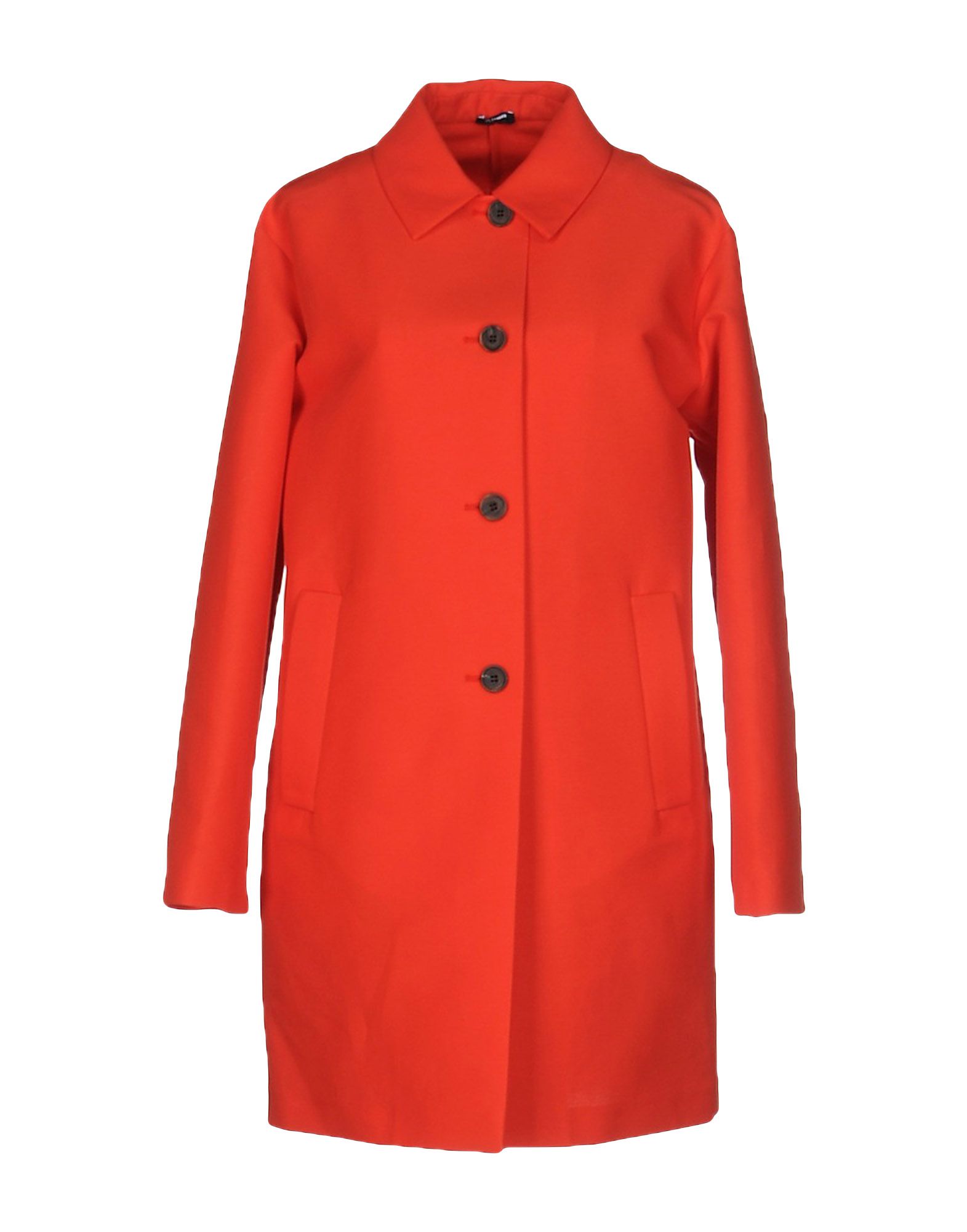 JIL SANDER NAVY Soprabito Rosso Donna Cappotti e Giubbotti