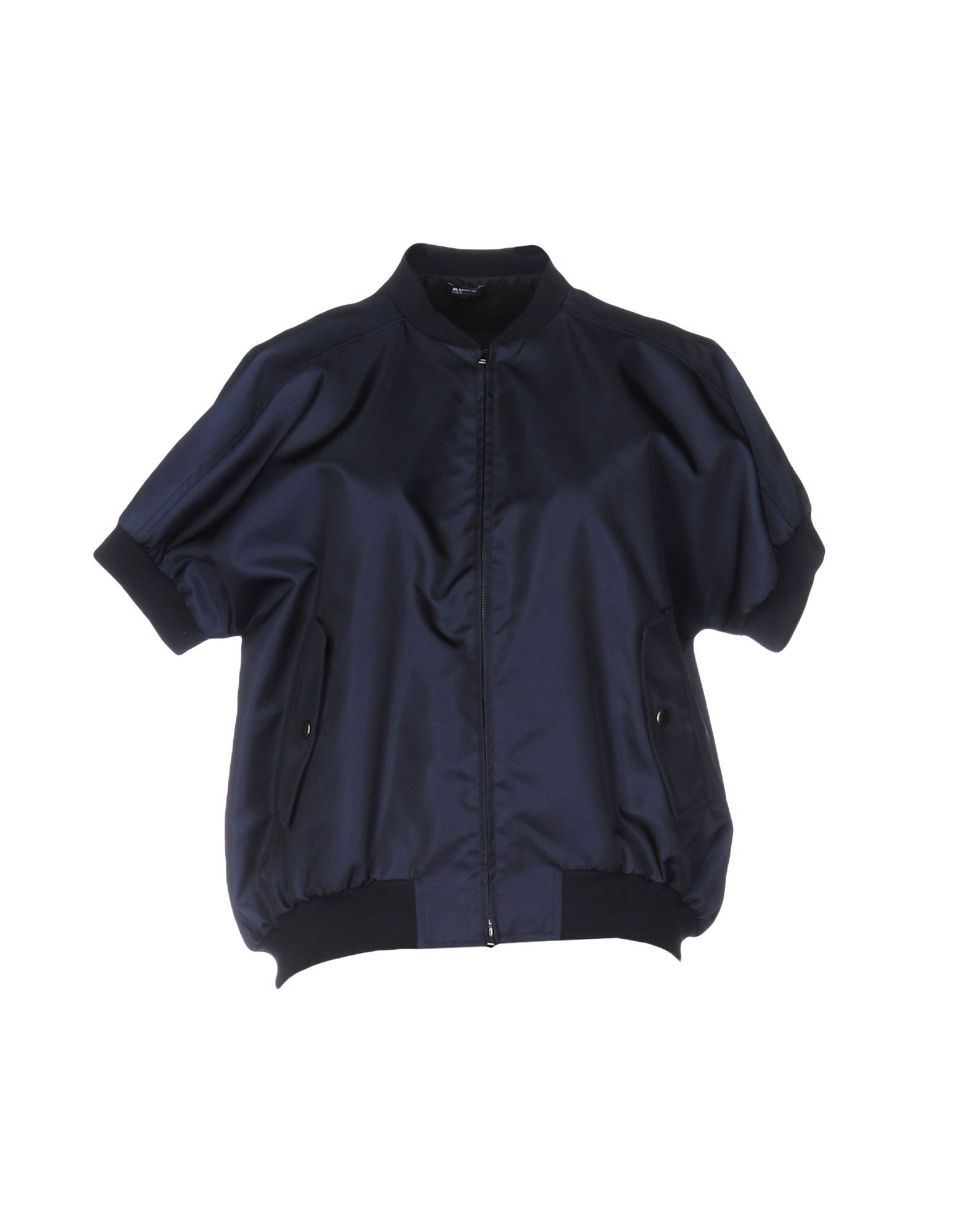 JIL SANDER NAVY Bomber Blu scuro Donna Cappotti e Giubbotti